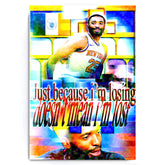 Mikal Bridges "Doesn't Mean I'm Lost" IG Live Inspired Finals Poster - 13x19 Matte