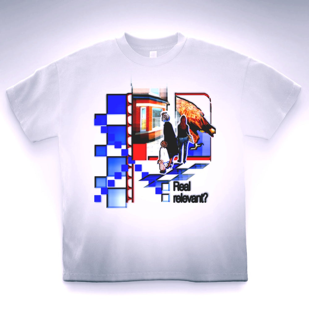 "Real or Relevant" Tee - Premium Garment-dyed "MADE IN USA" 100% Cotton