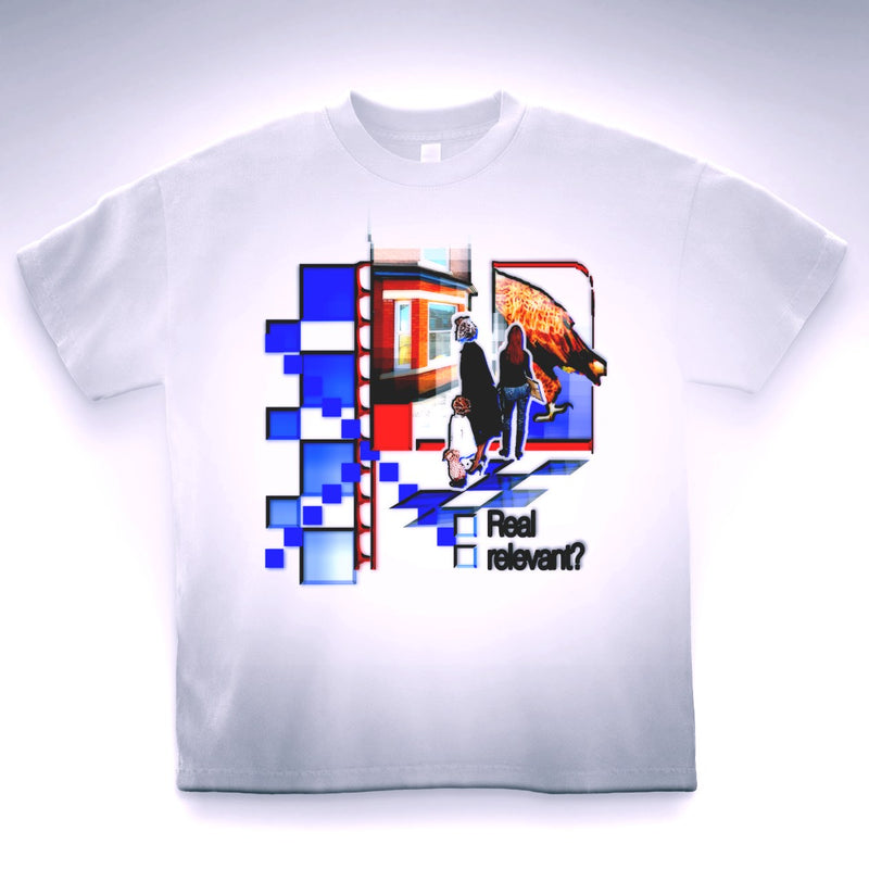 "Real or Relevant" Tee - Premium Garment-dyed "MADE IN USA" 100% Cotton